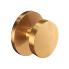 Circle Centre Door Knob Satin Brass-Centre Door Knobs-Yester Home