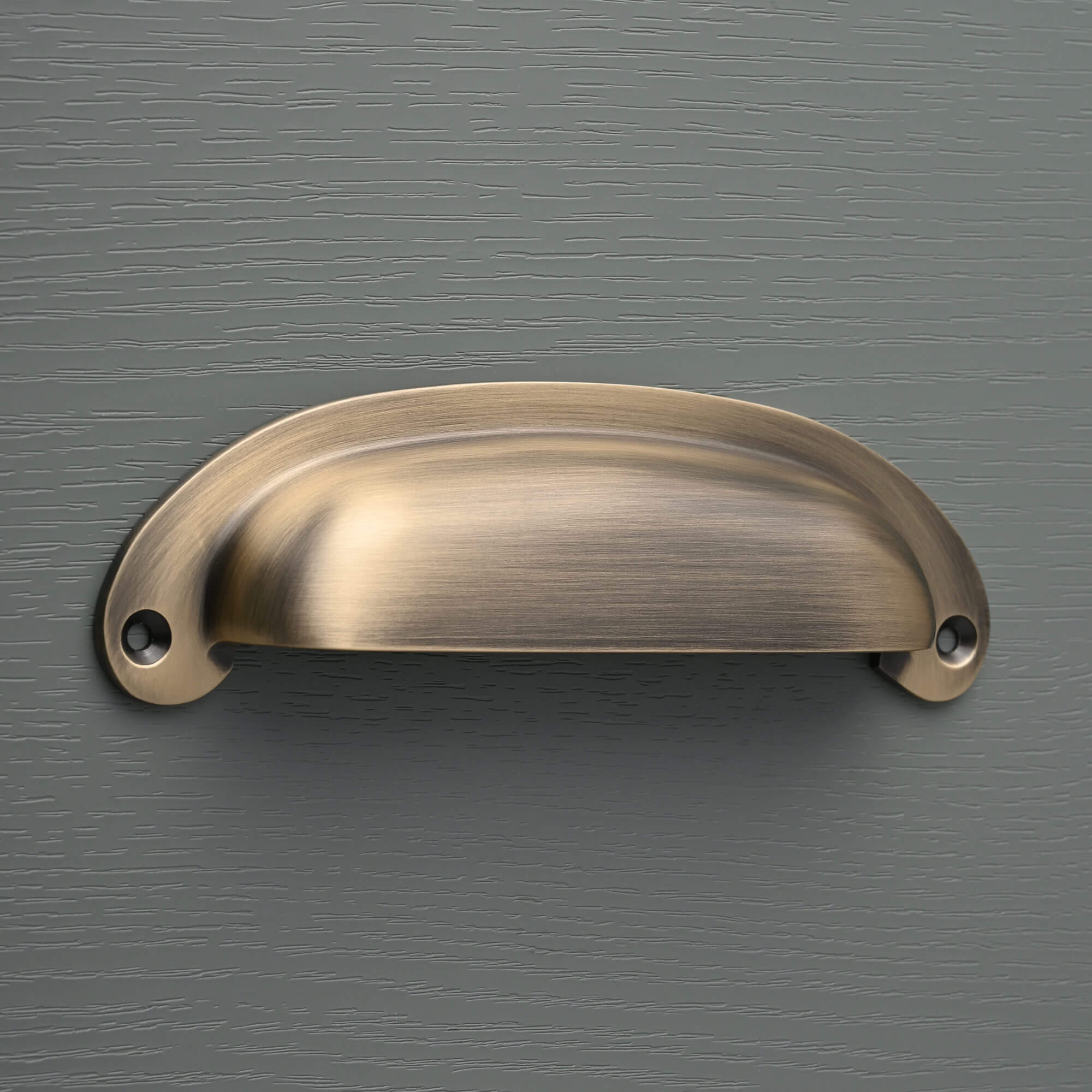 Classic Aged Brushed Brass Cupboard Handles-Cabinet Knobs-Yester Home