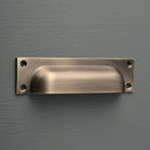 Classic Aged Brushed Brass Cupboard Handles-Cabinet Knobs-Yester Home