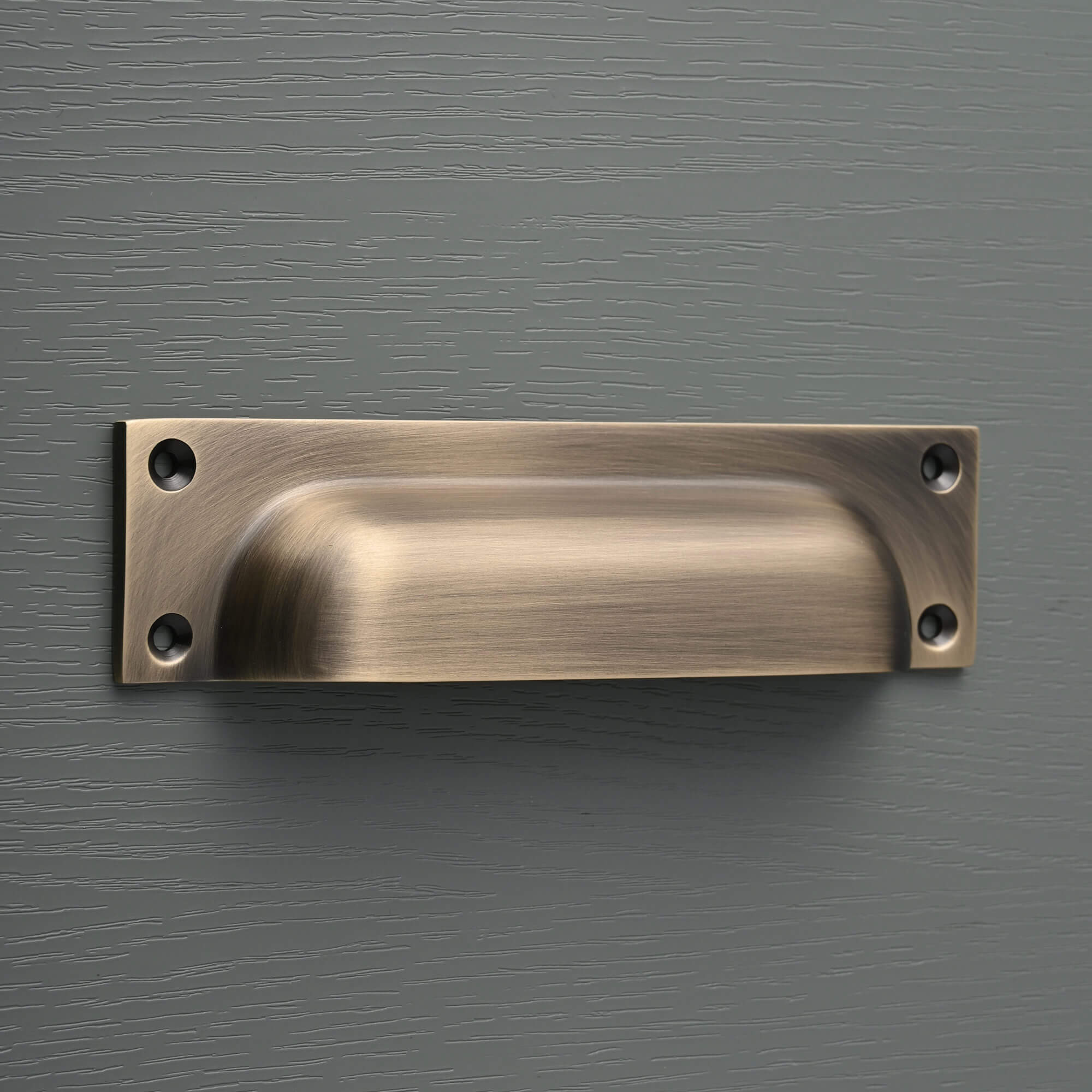 Classic Aged Brushed Brass Cupboard Handles-Cabinet Knobs-Yester Home