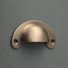 Classic Aged Brushed Brass Cupboard Handles-Cabinet Knobs-Yester Home
