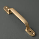 Classic Brushed Satin Brass Cupboard Handles | Lacquered-Cabinet Handles-Yester Home