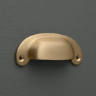 Classic Brushed Satin Brass Cupboard Handles | Lacquered-Cabinet Handles-Yester Home
