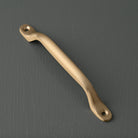 Classic Brushed Satin Brass Cupboard Handles | Lacquered-Cabinet Handles-Yester Home
