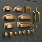 Classic Brushed Satin Brass Cupboard Handles | Lacquered - Cabinet Handles - Yester Home - Yester Home