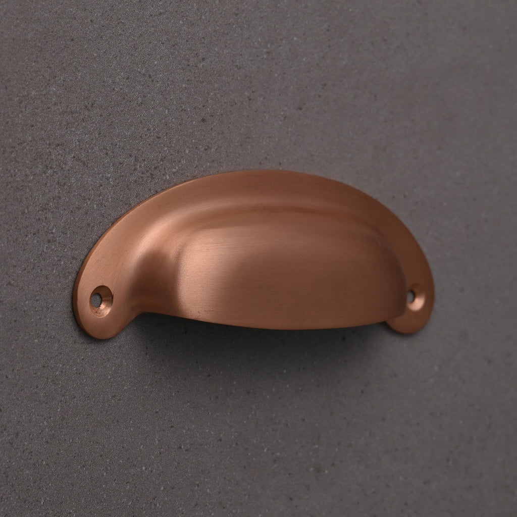 Classic Brushed Satin Copper Cupboard Handles