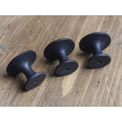 Classic Cast Iron Cupboard Handles | Oxidised-Cabinet Knobs-Yester Home