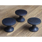Classic Cast Iron Cupboard Handles | Oxidised-Cabinet Knobs-Yester Home