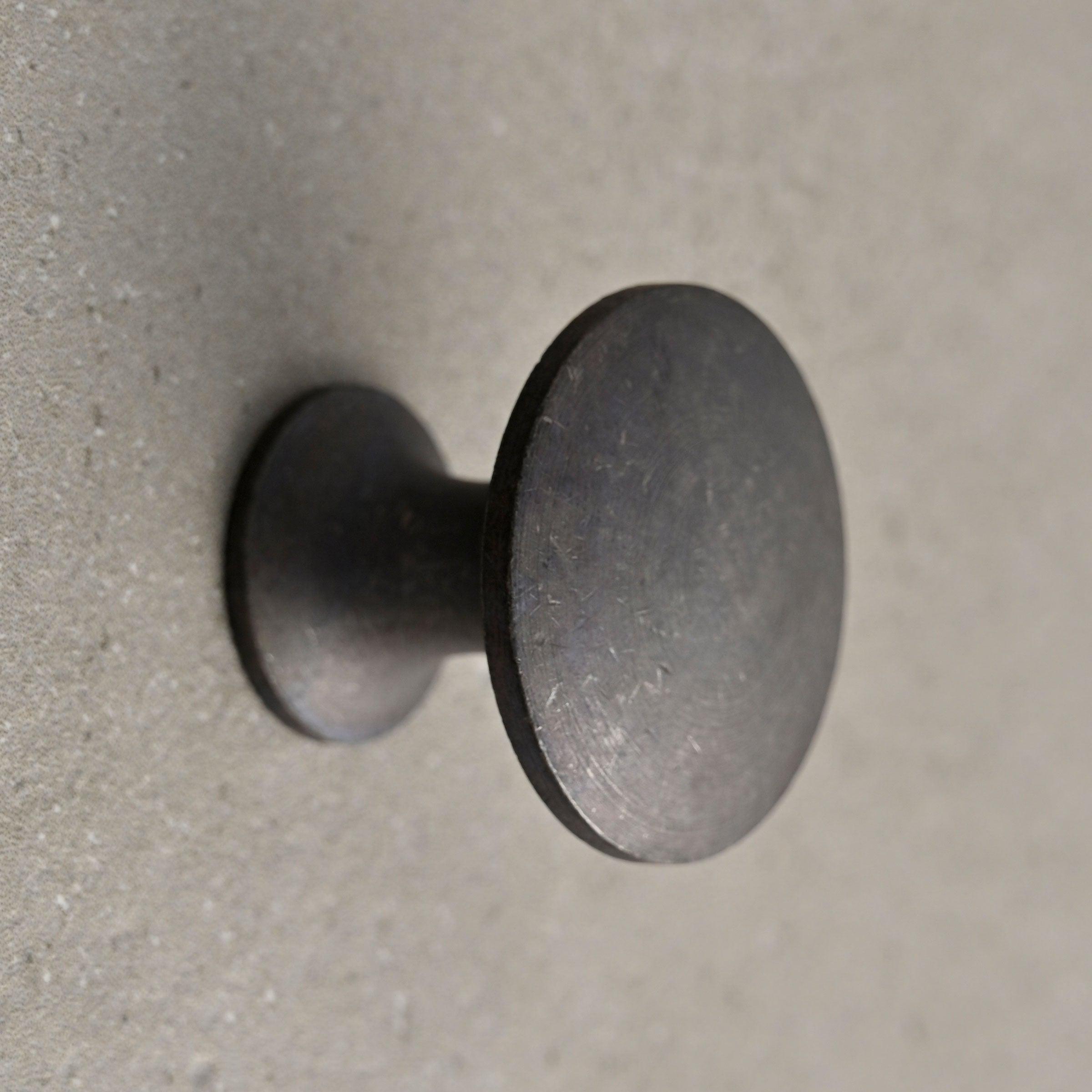Classic Cast Iron Cupboard Handles | Oxidised-Cabinet Knobs-Yester Home