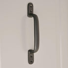 Classic Cast Iron Cupboard Handles | Textured Black-Cabinet Knobs-Yester Home