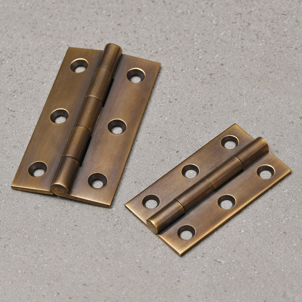 Classic Cupboard Butt Hinge | Aged Brass (Sold in Singles) - Butt Hinges - Yester Home - Yester Home