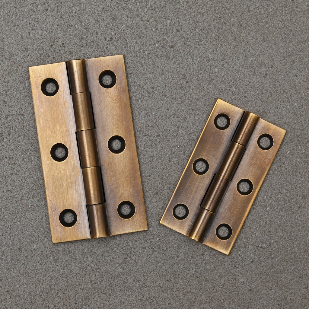 Classic Cupboard Butt Hinge | Aged Brass (Sold in Singles) - Butt Hinges - Yester Home - Yester Home
