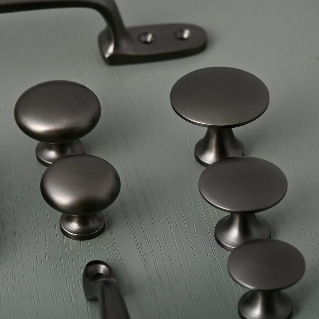 Classic Dark Brushed Bronze Cupboard Handles-Cabinet Knobs-Yester Home