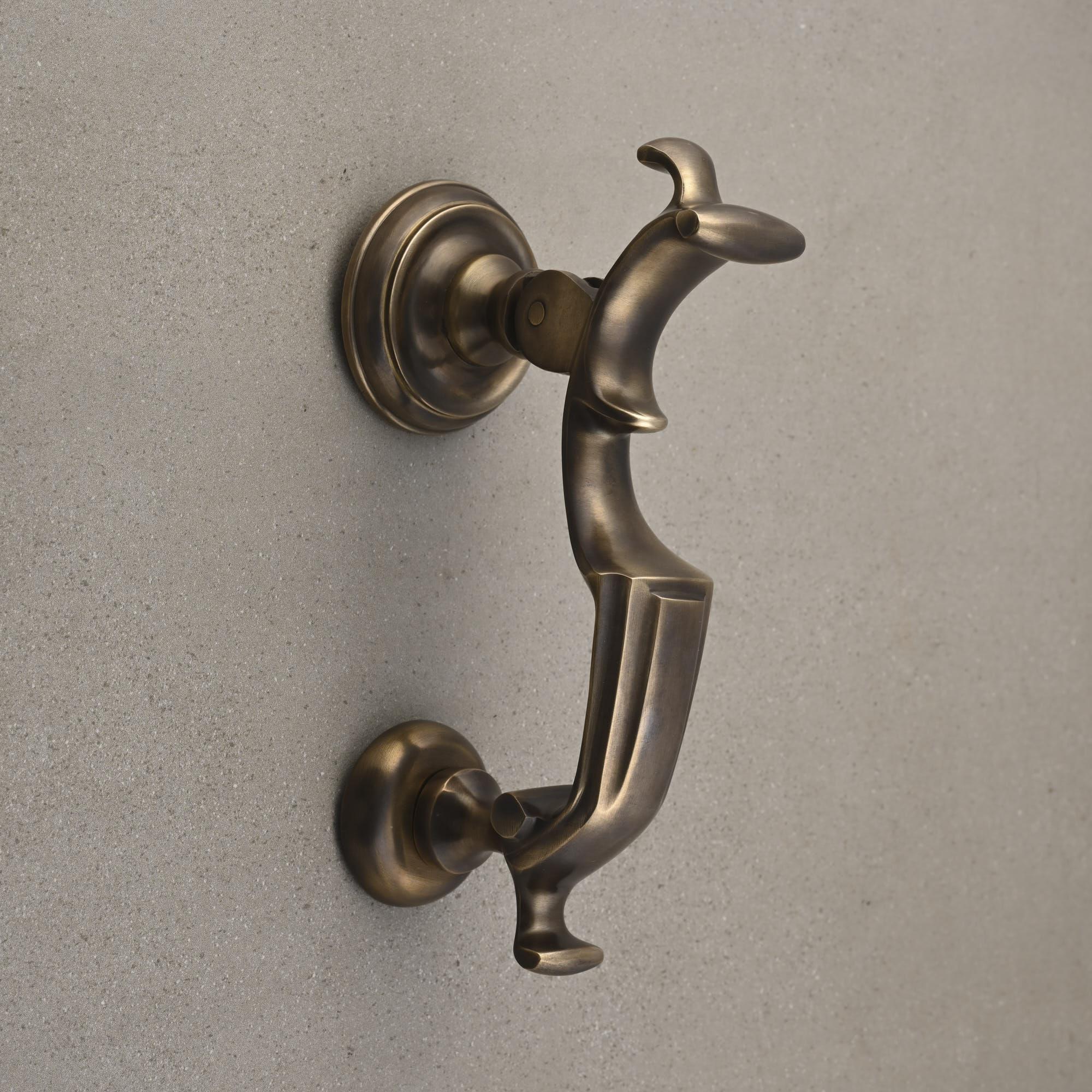 Classic Doctors Door Knocker | Solid Brass-Door Knocker-Yester Home