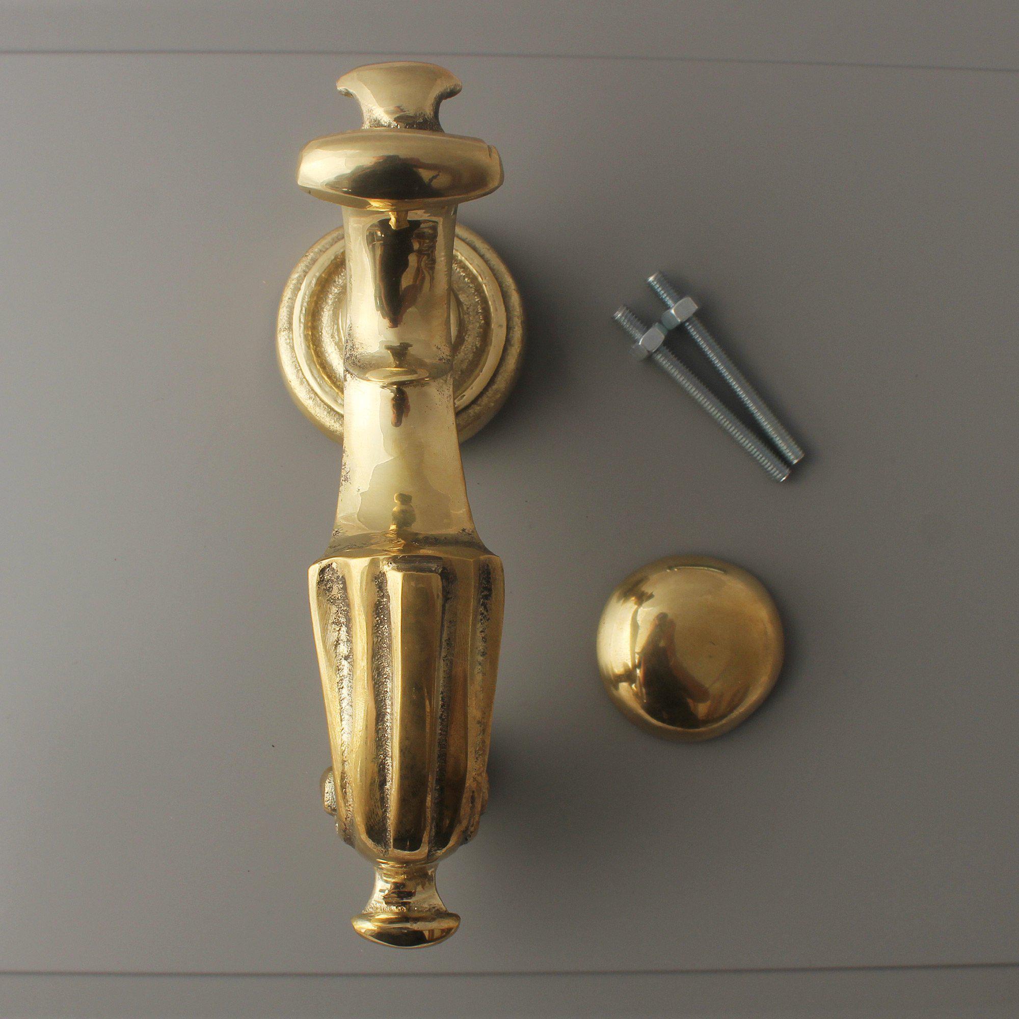 Classic Doctors Door Knocker | Solid Brass-Door Knocker-Yester Home