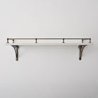 Classic Aged Brass Gallery Shelf Rail-Gallery Rails-Yester Home