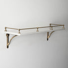 Classic Gallery Shelf Rail | Aged Brushed Brass - Gallery Rails - Yester Home - Yester Home