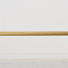 Classic Brushed Satin Brass Gallery Shelf Rail-Gallery Rails-Yester Home