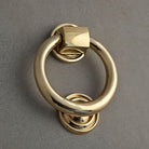 Classic Ring Door Knocker | Polished Brass-Door Knocker-Yester Home