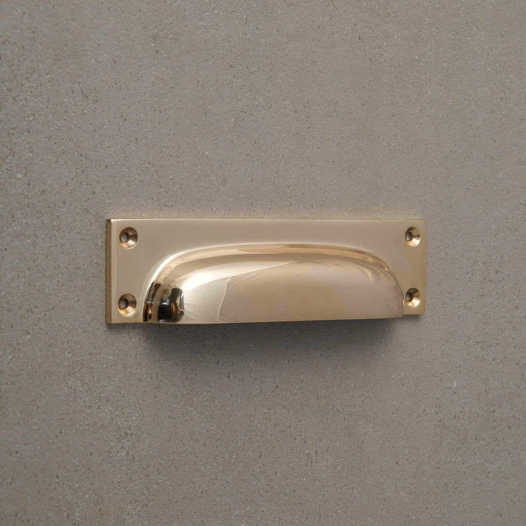 Classic Polished Brass Cupboard Handles-Cabinet Knobs-Yester Home