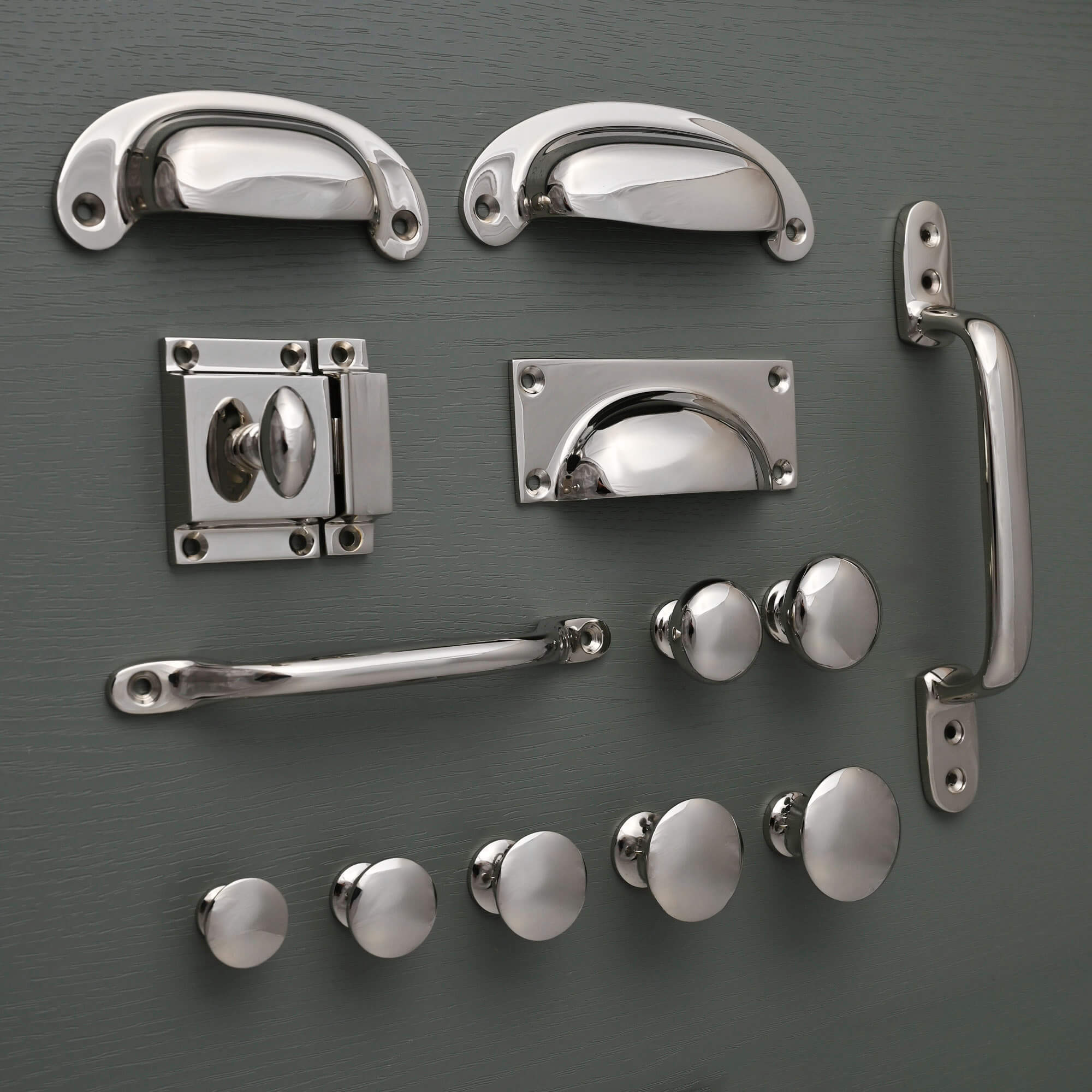 Classic Polished Nickel Cupboard Handles - Cabinet Knobs - Yester Home - Yester Home