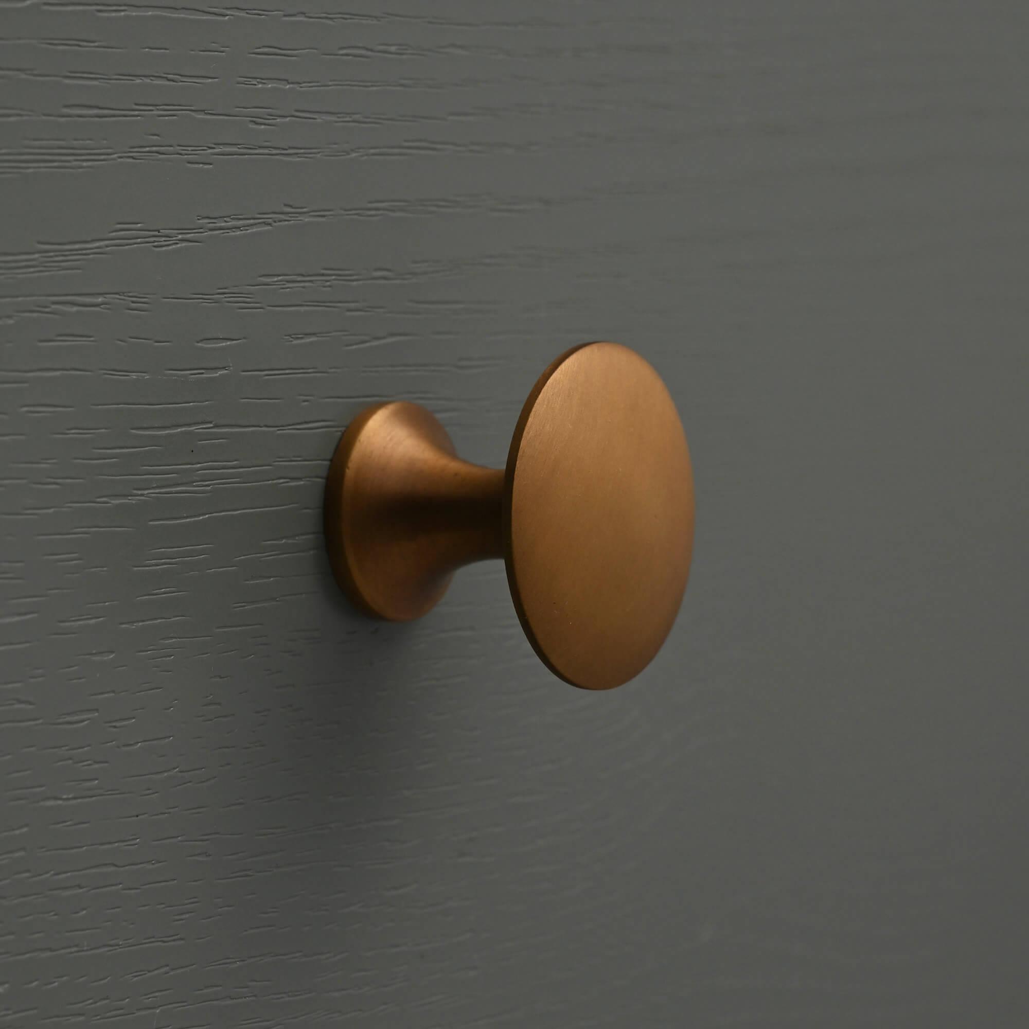 Classic Satin Aged Brass Cupboard Handles - Cabinet Knobs - Yester Home - Yester Home