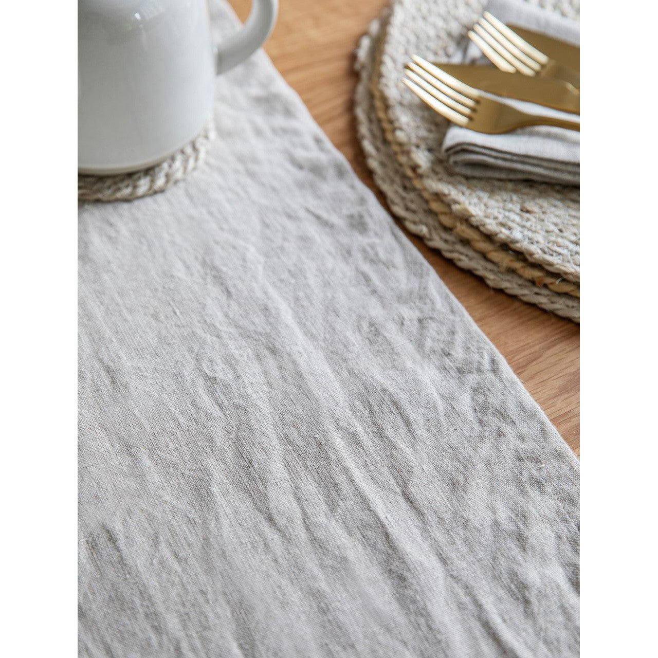Classic Table Runner | Natural - Linens & Placemats - Garden Trading - Yester Home