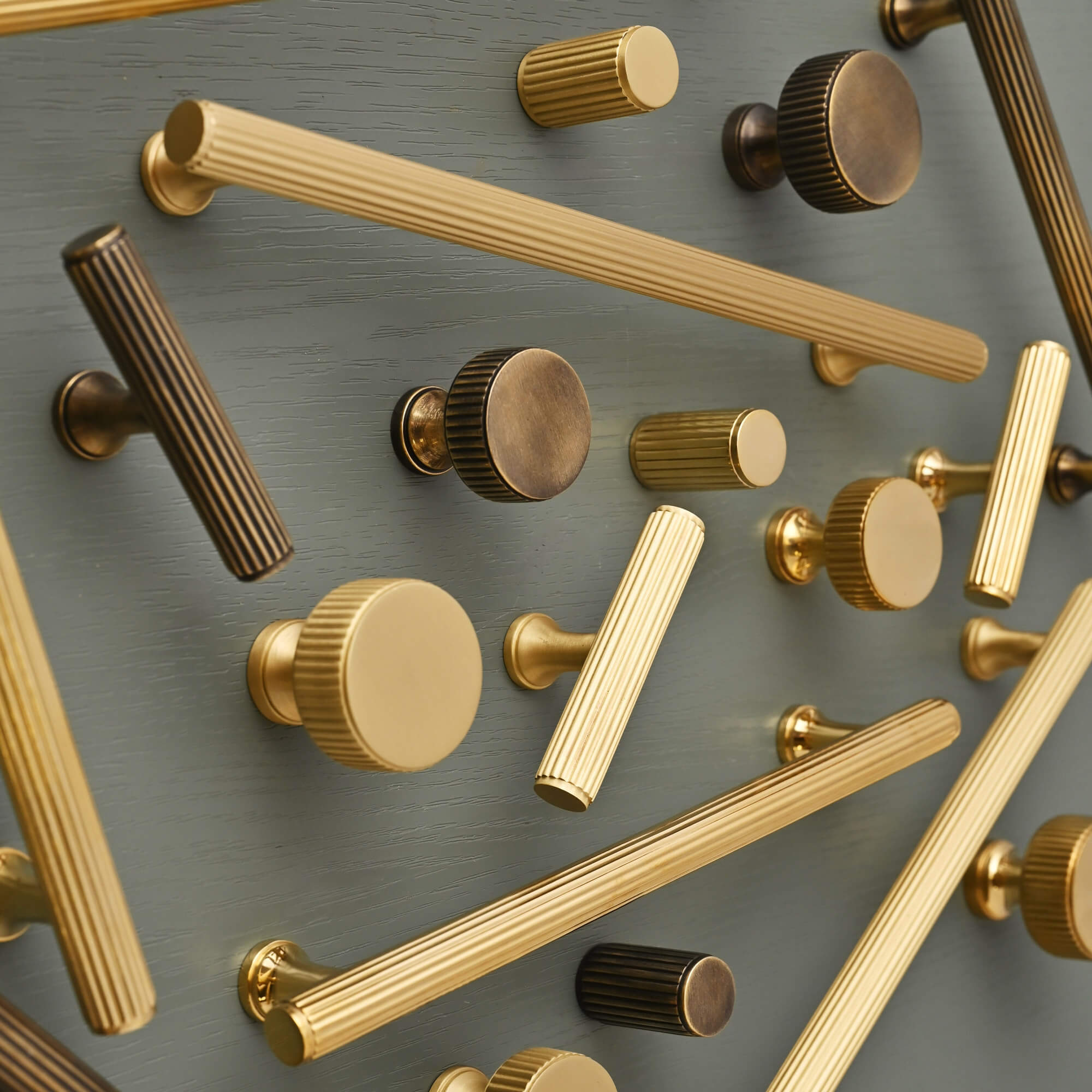 Claverley Cupboard Handles | Brushed Satin Brass Lacquered - Cabinet Handles - Yester Home - Yester Home