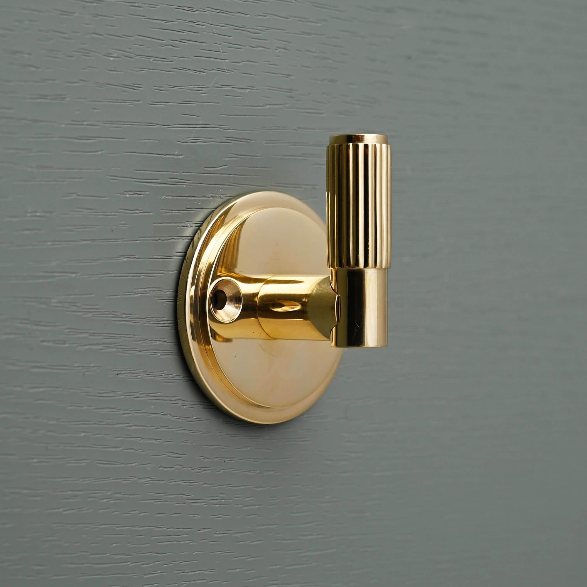 Claverley Brass Bathroom Thumbturn Lock - Thumbturns - Yester Home - Yester Home