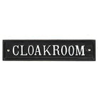 Cloakroom Door Sign-Room Signs-Yester Home