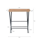 Clockhouse Desk Tray in Carbon - Oak & Beech-Office Accessories-Yester Home