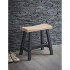 Clockhouse Stool with Carbon Legs - Oak & Beech-Indoor Furniture-Yester Home