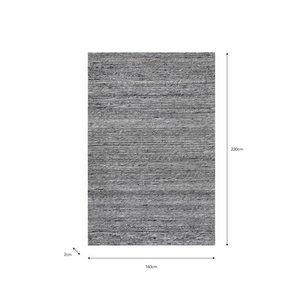 Coaley Rug | 160x230cm | Grey - Rugs & Runners - Garden Trading - Yester Home