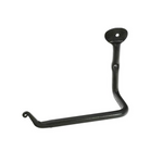 Cosmo Toilet Roll Holder Matt Black - Toilet Roll Holders - Spira Brass - Yester Home