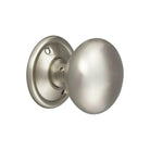 Cottage Large 50mm Rim/Mortice Door Knob Satin Chrome-Rim Door Knobs-Yester Home