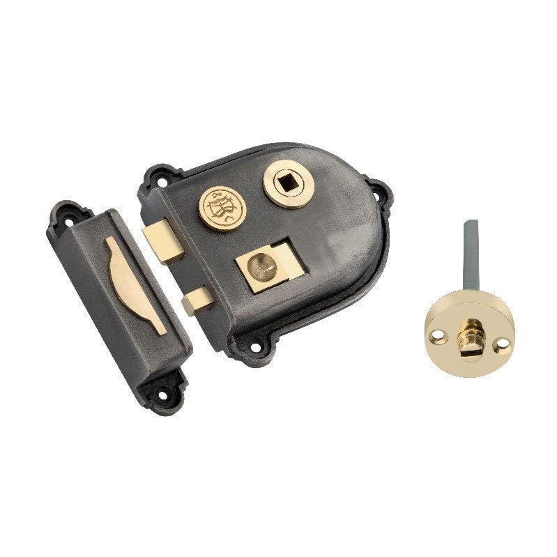 Cromwell Rim Lock Pewter | Yester Home