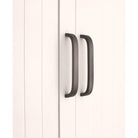 Curve Bar Cabinet Handle Gunmetal Grey Small-Cabinet Handles-Yester Home
