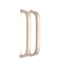 Curve Bar Cabinet Handle Satin Silver Large-Cabinet Handles-Yester Home