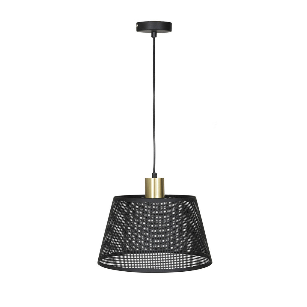 Curzon Pendant Light in Black - Steel-Pendant & Ceiling Lights-Yester Home
