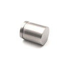Cylinder Cupboard Pull Satin Silver-Cupboard Pulls-Yester Home