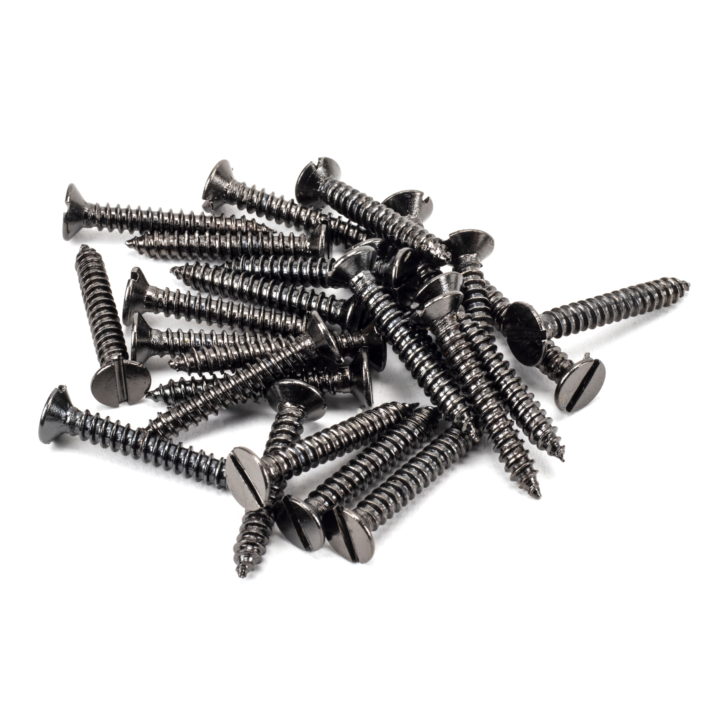 Dark Stainless Steel 10x1¼" Countersunk Screws (25) | From The Anvil-Screws & Bolts-Yester Home