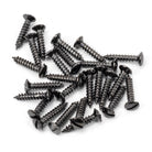 Dark Stainless Steel 6x¾" Countersunk Raised Head Screw (25) | From The Anvil - Screws & Bolts - From The Anvil - Yester Home