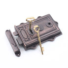 Davenport Rim Lock Aged Bronze-Rim Locks-Yester Home