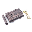 Davenport Rim Lock Aged Bronze-Rim Locks-Yester Home