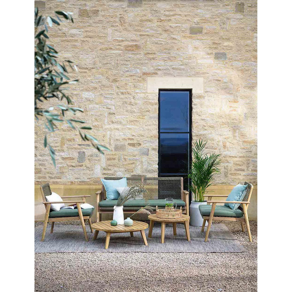 Dawlish Sofa Set | Olive Green-Outdoor Sofas & Sets-Yester Home