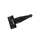 Decorative 6" Hinge Black-Decorative Hinges & Corners-Yester Home