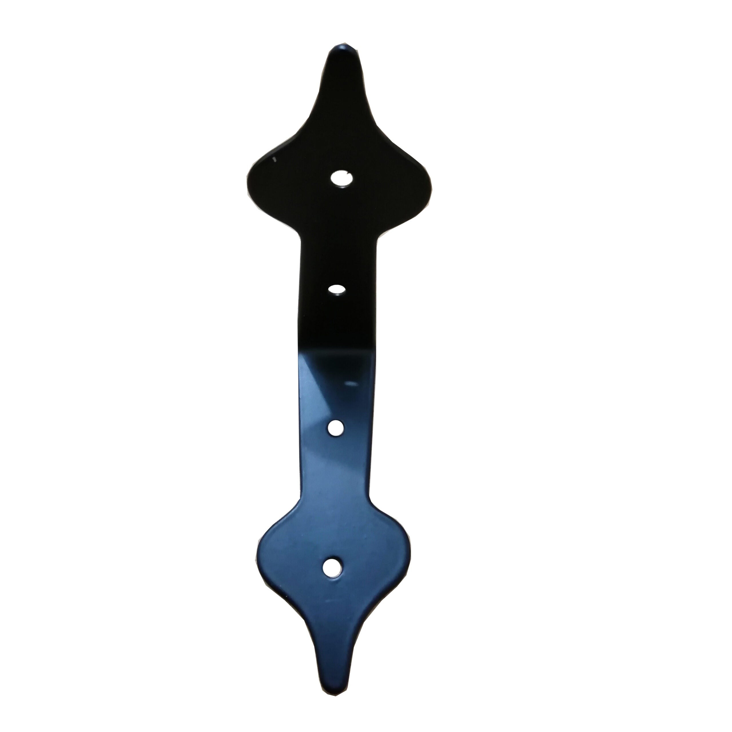 Decorative Iron Corner Black-Decorative Hinges & Corners-Yester Home