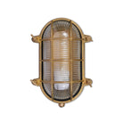 Devonport Bulk Head Light - Brass-Outdoor Lighting-Yester Home