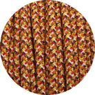 Digital Orange Round Fabric Cable-Fabric Cable-Yester Home