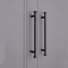 Dona Pull Handle Medium Matt Black-Cabinet Handles-Yester Home